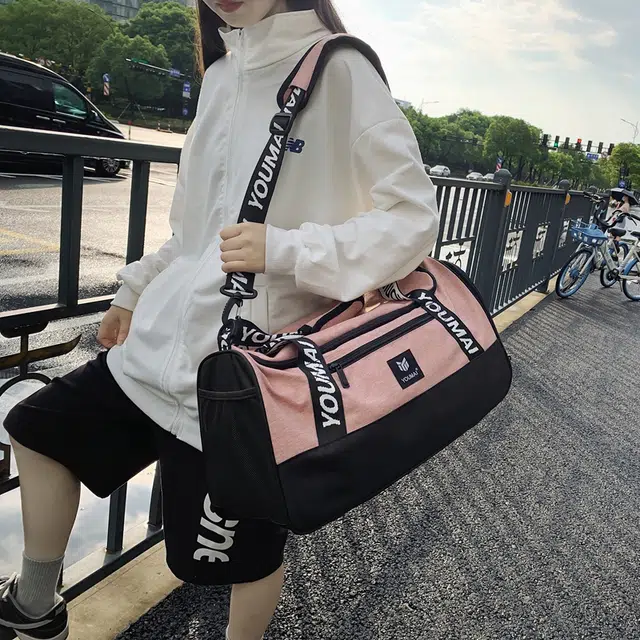 德力熊 短途简约大容量 牛津布 旅行包 男女同款情侣款 多色