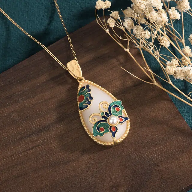 彤彤兔 中式旗袍汉服 铜 项链 女款