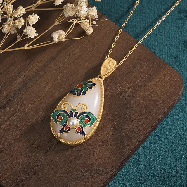 彤彤兔 中式旗袍汉服 铜 项链 女款