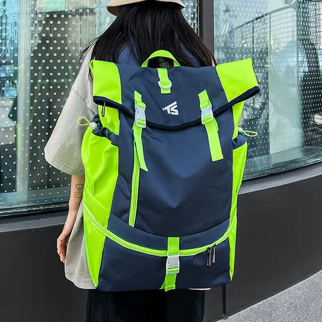 德力熊 大容量时尚旅行 牛津布 双肩包 常规 男女同款情侣款 黑色/灰色/蓝绿色