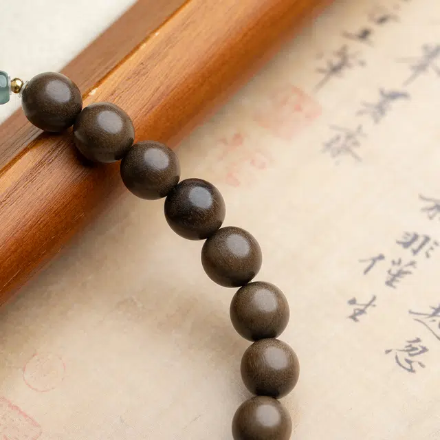 仙源 多财多福 新中式文玩佛珠 招财纳福 文艺复古风 檀木 手串 男女同款情侣款
