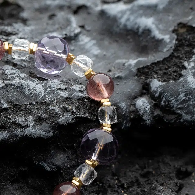 仙源 招财转运小众新中式招财家人自带好运 水晶 手链 男女同款情侣款