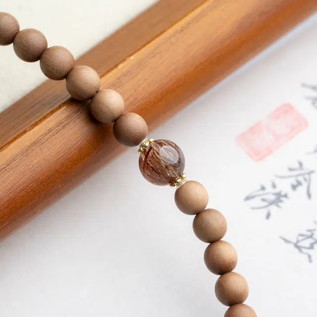 仙源 福禄 八方来财转运新中式叠戴 文玩佛珠 #好运 檀木 木作手串  男女同款情侣款