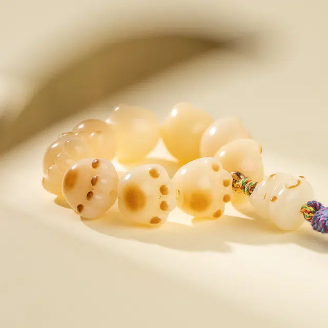 仙源 炭烤猫爪 白玉菩提 菩提类手串 男女同款情侣款