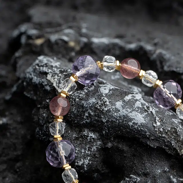 仙源 招财转运小众新中式招财家人自带好运 水晶 手链 男女同款情侣款