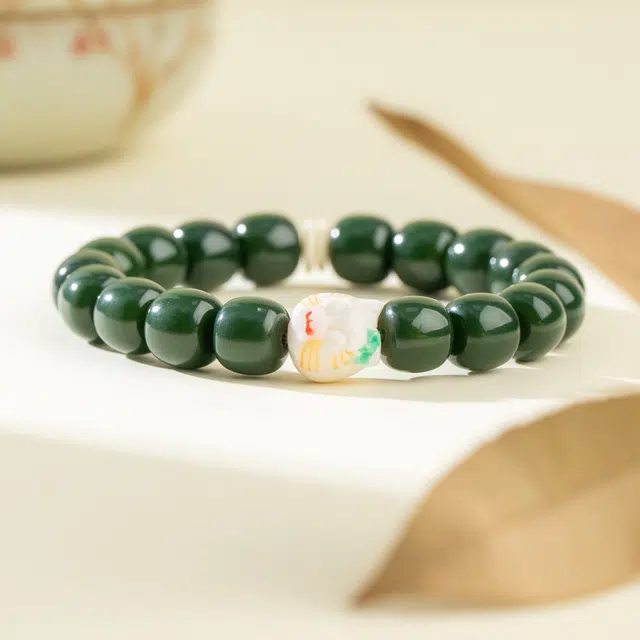 仙源 复古新中式文玩念珠 平安福 节日生日送礼盒物 菩提根 手串 男女同款情侣款