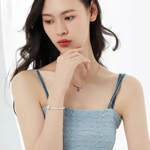 六珍堂 中国风编绳 水晶 玉石手链 女款