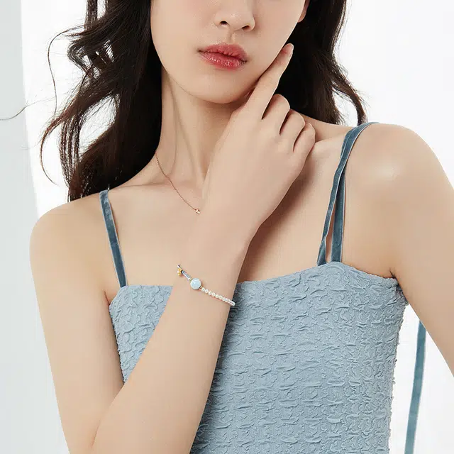六珍堂 中国风编绳 水晶 玉石手链 女款