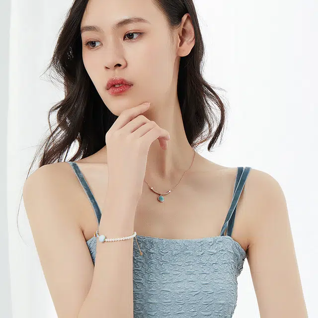 六珍堂 中国风编绳 水晶 玉石手链 女款