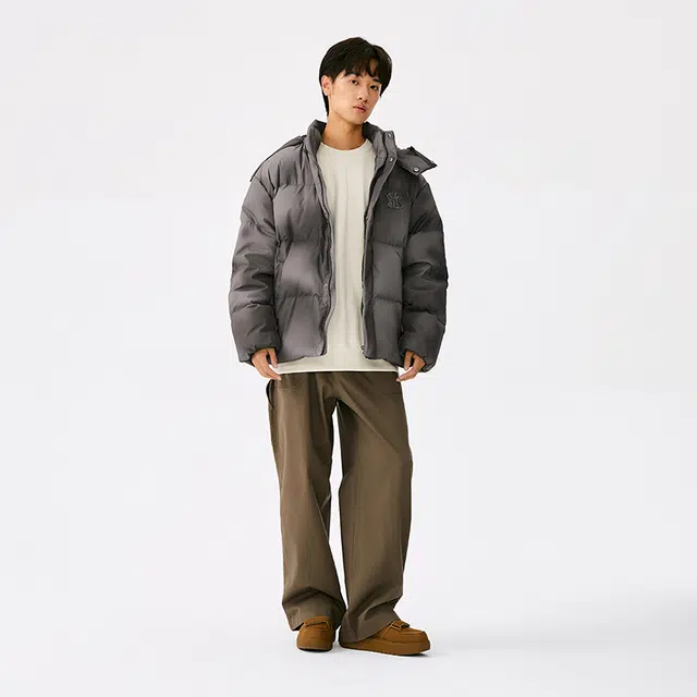 MLB Yankees Hooded Puffer Jacket