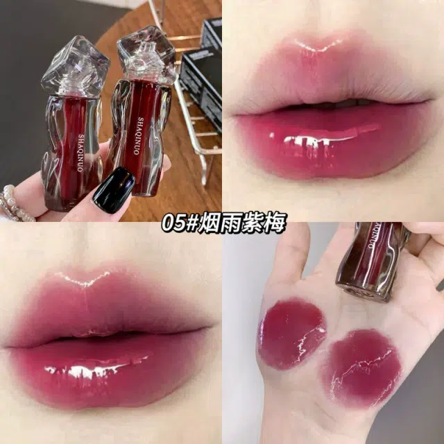 莎琪诺 琉璃晶透唇釉 水光 易上色持久