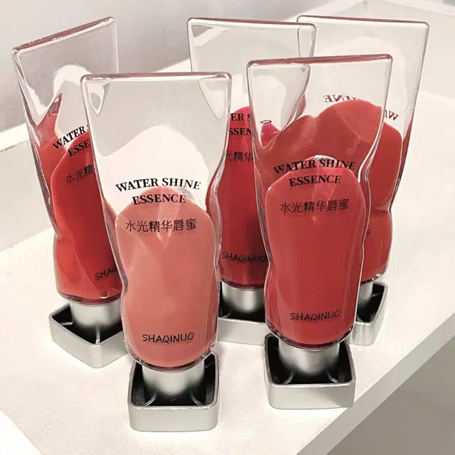 莎琪诺 水光精华低饱和滋润保湿唇蜜 镜面 显白