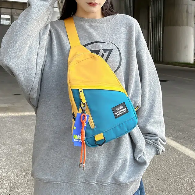 泰克森 休闲高颜值百搭 牛津布 胸包 男女同款情侣款 多色