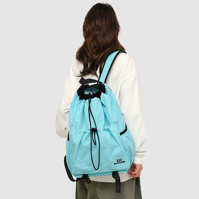 泰克森 大容量时尚潮流 牛津布 双肩包 男女同款情侣款 紫色/绿色/蓝色/咖色