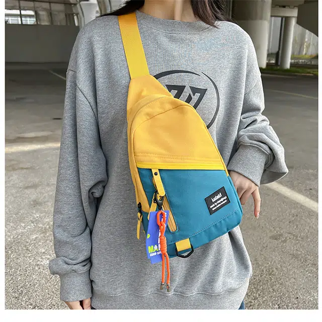 泰克森 休闲高颜值百搭 牛津布 胸包 男女同款情侣款 多色