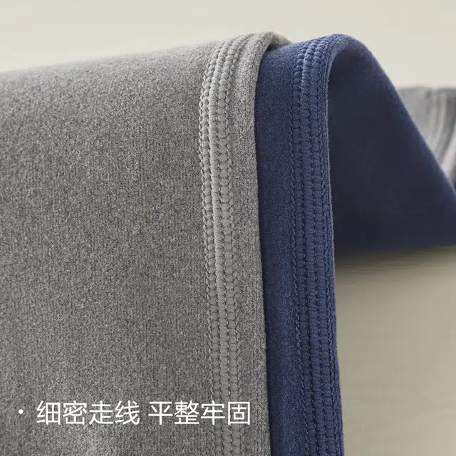 恒源祥 无痕紧身含羊绒蚕丝贴片升温保暖上装 男款