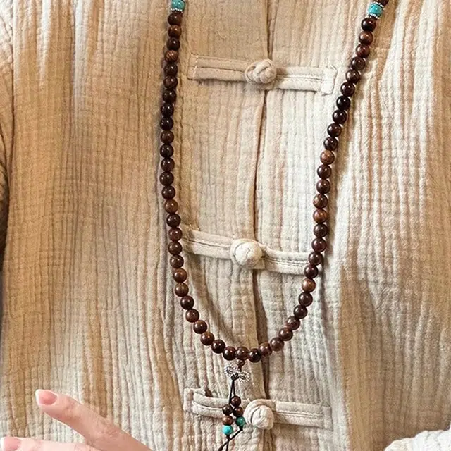 【消除人生108种烦恼】 弘浪 国潮新中式金刚杵平安喜乐福禄吉祥转运珠文玩佛珠盘串轻奢招财叠戴素圈#好运 花梨木 手串 男女同款情侣款