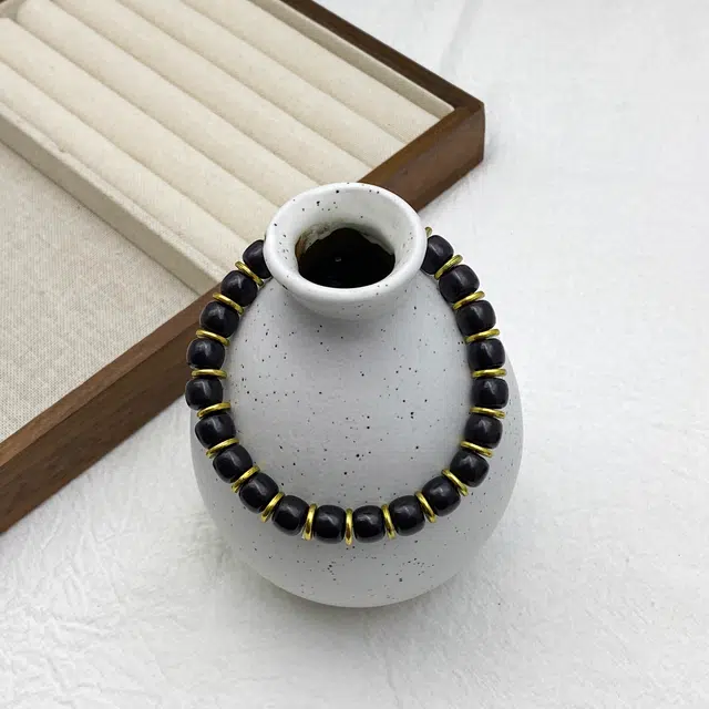 弘浪 新中式国潮简约百搭高级精致绕指柔盘玩时尚逛街出行上学考试考研成功上岸多财多福顺利招财纳福好运 菩提根 手串 男女同款情侣款