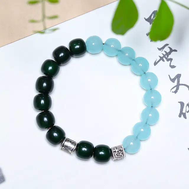 弘浪 国风新中式文玩佛珠 平安喜乐 招财纳福 诸事顺利 菩提子/菩提籽 手串 男女同款情侣款