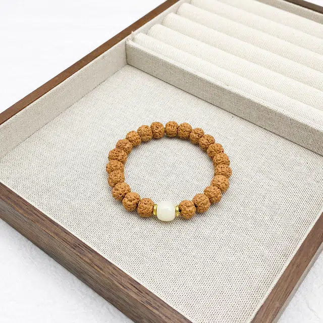 福庙流通处已祝 弘浪 高端迎财转运珠新中式文玩盘串佛系静心国风本命年纳福手饰 成功上岸 金榜题名 金刚菩提 手串 男女同款情侣款