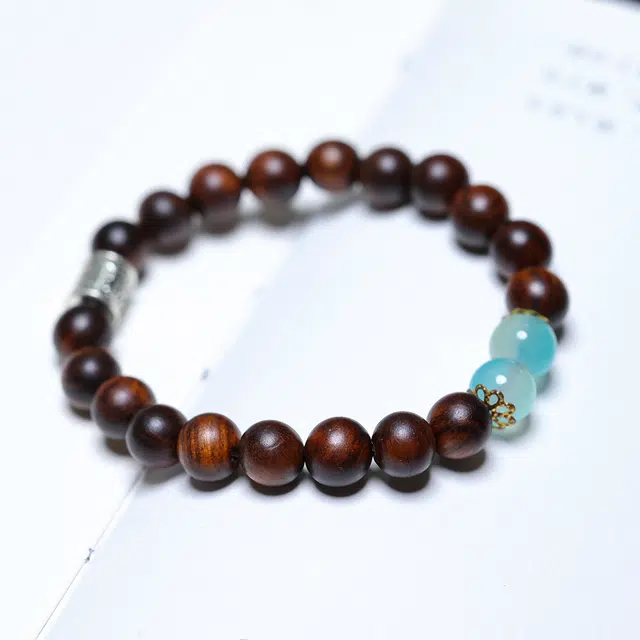 【福庙流通处】 弘浪 新中式招财进宝运转八方来财发时来运转飞黄腾达财招财纳福小众百搭 花梨木 手串 男女同款情侣款