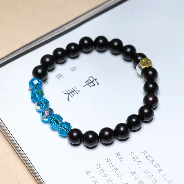 【福庙流通处】 弘浪 新中式国潮复古文艺风泼天富贵文玩十二生肖本命年招财进宝好转运暴富小众百搭高级 黑檀 手串 男女同款情侣款