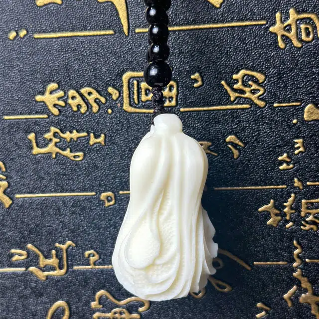 【福庙流通处】 弘浪 国风新中式盘玩白菜家居茶艺随身把玩件饰品文玩升官发财龙运呈祥富贵平安 象牙果 手把件 男女同款情侣款