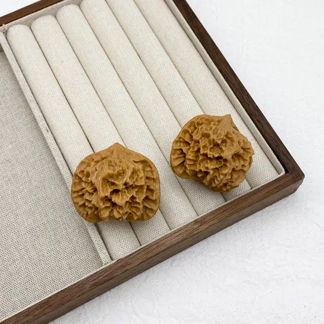 弘浪 新中式国潮诸事顺利时来运转 入门级八方来财甄选一对 手工打底国潮盘玩本命年工艺 招财纳福#好运 文玩核桃 把件 男女同款情侣款