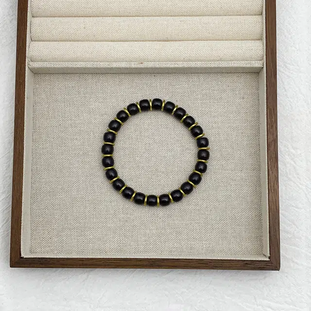 弘浪 新中式国潮简约百搭高级精致绕指柔盘玩时尚逛街出行上学考试考研成功上岸多财多福顺利招财纳福好运 菩提根 手串 男女同款情侣款