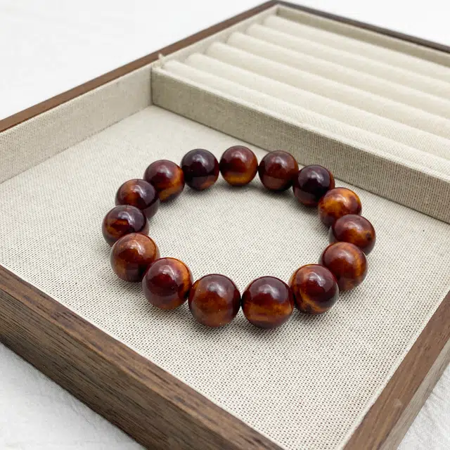 弘浪 新中式国风转运平安 时来运转 水逆消散 新中式圈可盘玩文玩招财进宝八方来财文玩步步高升新中式#好运 檀木 手串 男女同款情侣款