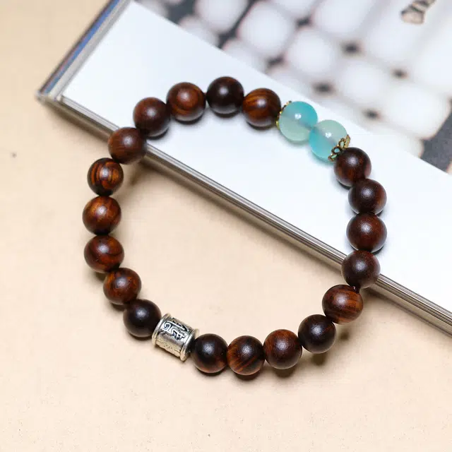 【福庙流通处】 弘浪 新中式招财进宝运转八方来财发时来运转飞黄腾达财招财纳福小众百搭 花梨木 手串 男女同款情侣款