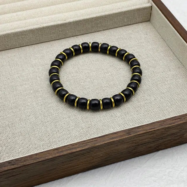 弘浪 新中式国潮简约百搭高级精致绕指柔盘玩时尚逛街出行上学考试考研成功上岸多财多福顺利招财纳福好运 菩提根 手串 男女同款情侣款