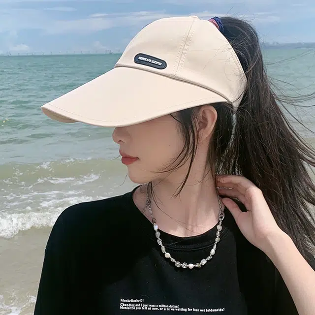 优幽兰 防晒遮阳运动风时尚简约显脸小户外防紫外线 棉 鸭舌帽 女款