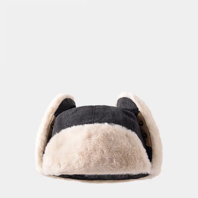 优幽兰 加绒加厚防风防寒保暖护耳户外骑行 雷锋帽 男女同款情侣款