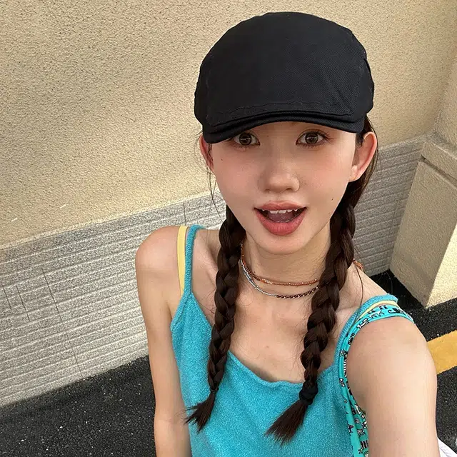 优幽兰 韩版显脸小防风防寒保暖纯色高级感 贝雷帽 男女同款情侣款