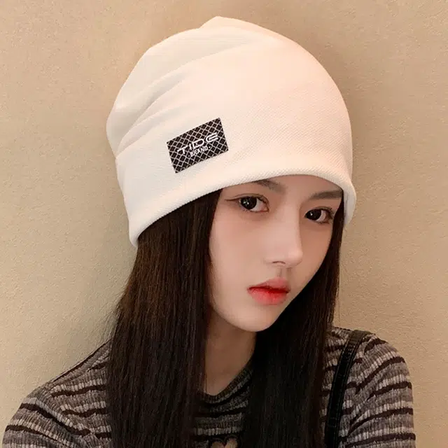 优幽兰 韩版显脸小针织 大头围 防风防寒保暖 绒线帽 男女同款情侣款