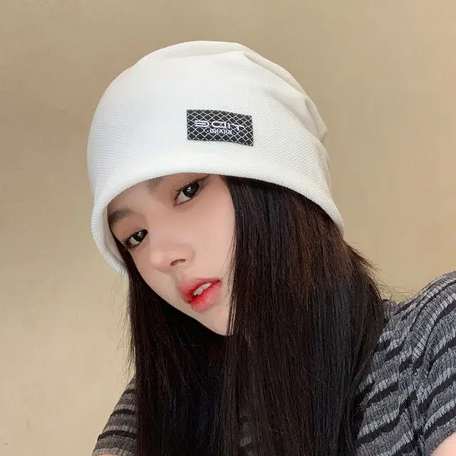 优幽兰 韩版显脸小针织 大头围 防风防寒保暖 绒线帽 男女同款情侣款