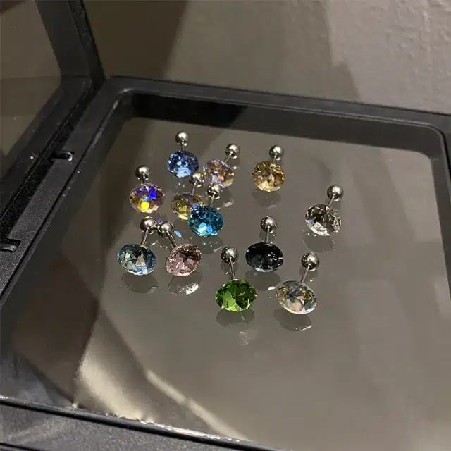 Mango Silver MGS Sparkle Studs