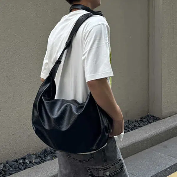 CARTELO Casual Retro Shoulder Bag Black