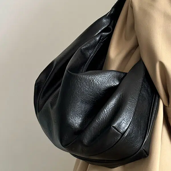 CARTELO Casual Retro Shoulder Bag Black