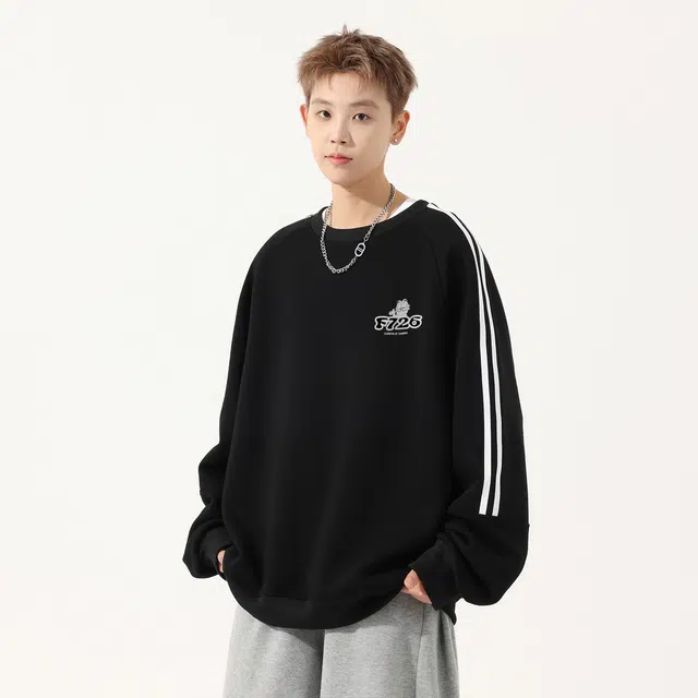加菲猫家族 美式高级时尚百搭宽松休闲个性印花设计卫衣 男女同款