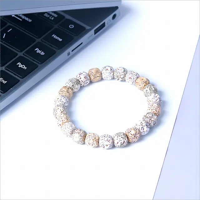 梵澜 多彩无相盘玩手把件  高密度高抛文玩 多巴胺 时尚白百搭手饰 星月菩提 菩提类手串 男女同款情侣款
