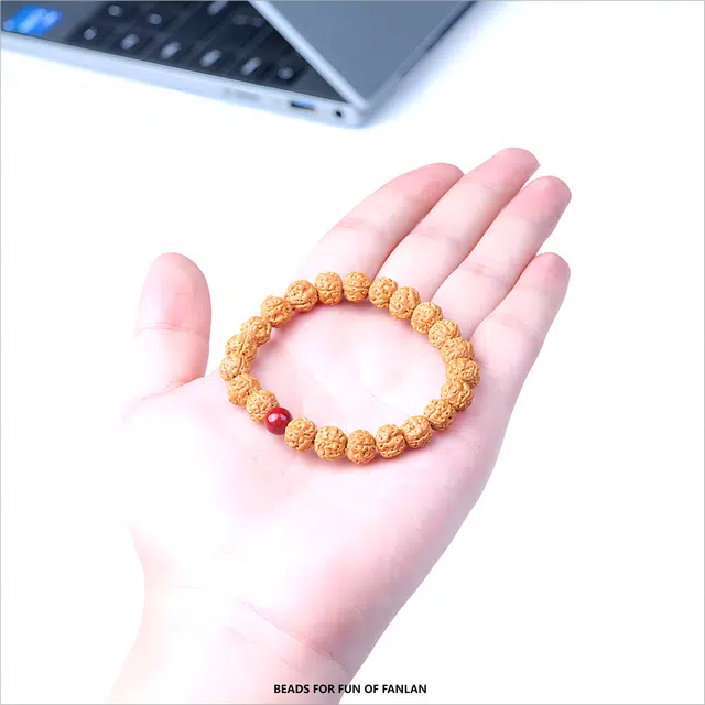 梵澜 双龙纹佛珠手持 转运珠念珠盘玩手把件 复古中式国潮设计文玩 金刚菩提 菩提手串 男女同款情侣款