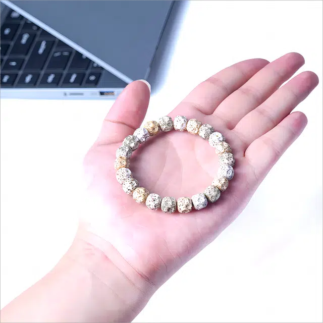 梵澜 多彩无相盘玩手把件  高密度高抛文玩 多巴胺 时尚白百搭手饰 星月菩提 菩提类手串 男女同款情侣款