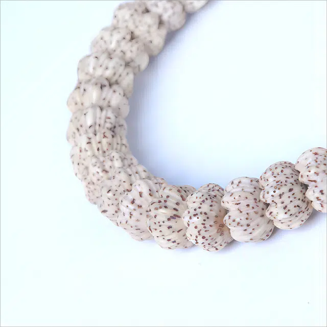 梵澜 海南原生态佛珠盘玩手把件 高密精雕莲花文玩  国风转运念珠单圈手饰 星月菩提 菩提类手串 男女同款情侣款 礼盒