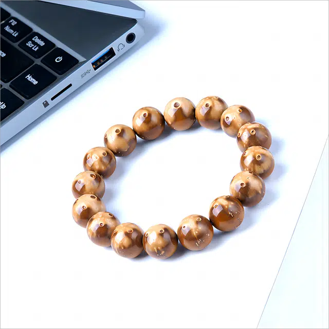 梵澜 熊猫高油高密盘玩 油润光亮正圆佛珠转运念珠文玩 紫金鼠 菩提类手串 男女同款情侣款