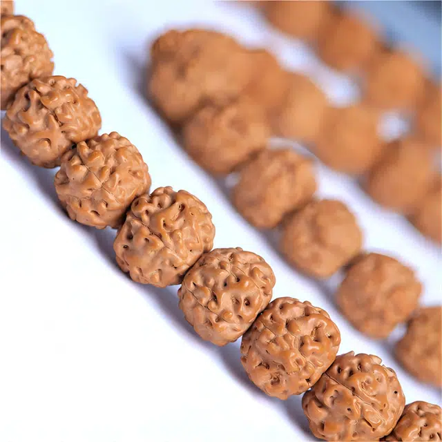 梵澜 龙鳞纹佛珠文玩手把件 复古中式国潮 满肉单圈念珠手饰 金刚菩提 菩提手串 男女同款情侣款 礼盒