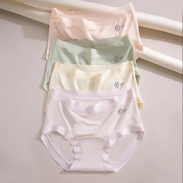 帕兰朵 无痕裸感舒适抗菌裆透气三角简约纯色时尚宽松收腹包臀百搭内裤 女款