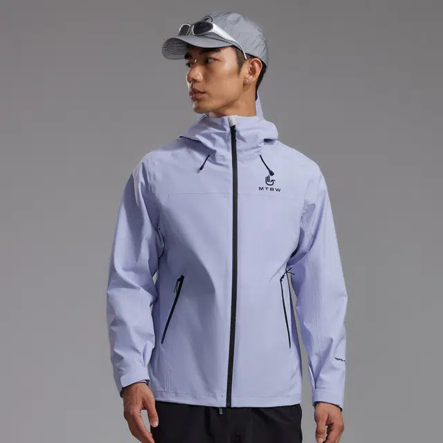 美特斯邦威  华夏之壳-林系列 户外防风防水轻量透气硬壳单层 冲锋衣 男女同款