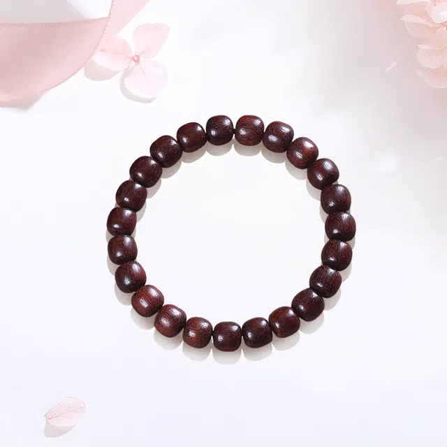 【甄选高品质】 金师傅 九眼天珠时来运转水逆退散复古新中式禅意气质简约文玩盘玩#好运 檀木 手串 男女同款情侣款